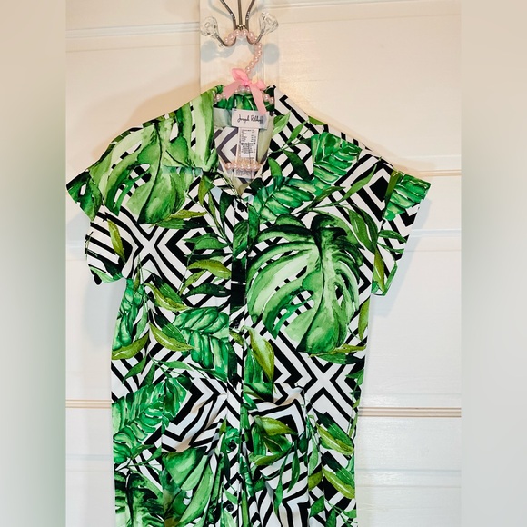 JOSEPH RIBKOFF TROPICAL 🌴 PRINT DRESS - Picture 9 of 11